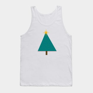 Christmas tree merry and bright holiday seaon Tank Top